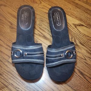 Coach Tyra II Black Wedge